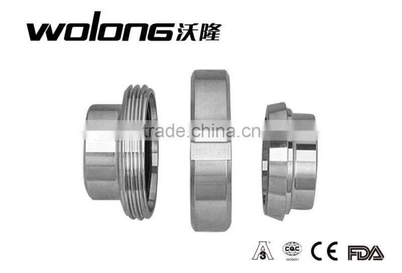 Sanitary Stainless Steel 304/316L hex round coupling nuts
