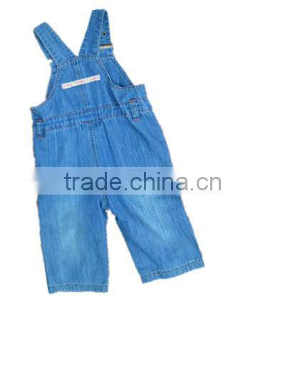hip hop kids jeans soft washing baby coverall denim funky suspender jeans children playsuit jeans wholesale