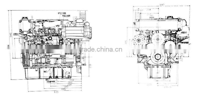 Yuchai YC4FA Series Marine Diesel Engine (115hp-130hp)