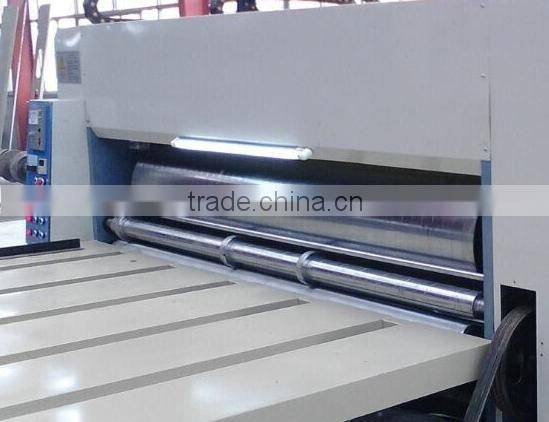 High speed corrugated cardboard multi colours printing die cutting machine Automatic corrugated carton box making machinery