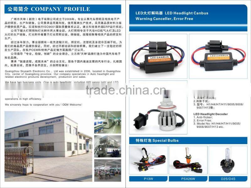 CE+FCC+ROHS verified h1 ,h3,h4 ,h7 ,h8,h9,h10,h11, h13 ,9004 ,9005, 9006 ,9007, 880 ,5202 led headlight bulbs