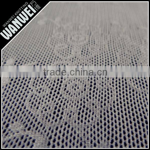 Order flower designer elastic and bright nylon spandex lace fabric for fashion dress and skirts hot selling wholesale