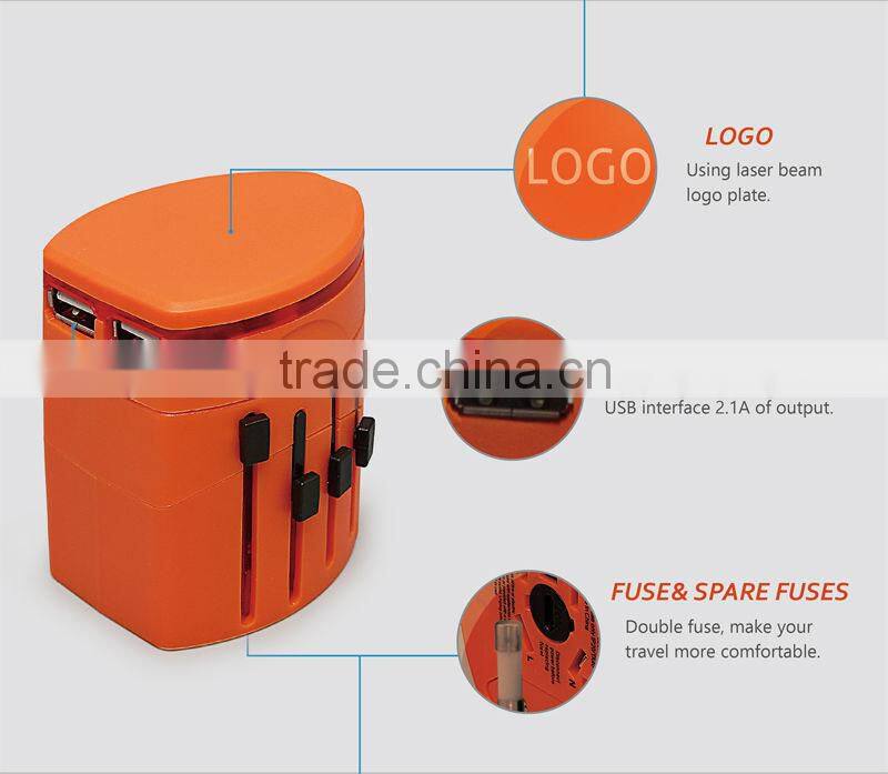 promotional gifts travel adapter plug usb international business universal travel adapter