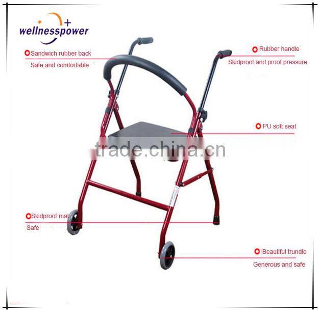 Healthcare Compact Foldable Walker Aluminum Stick