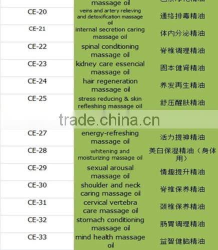 spa salon slimming massage oil