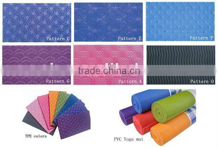 wholesale tpe yoga mats eco-friendly exercise mat