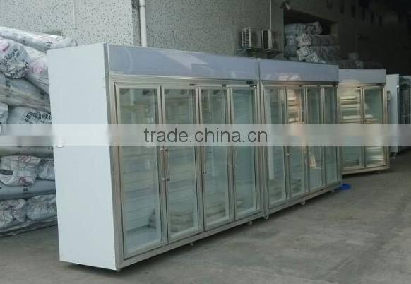 upright display freezer 4 door large display area