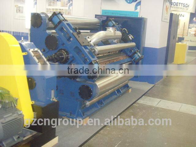 fingerless type steam heating single facer