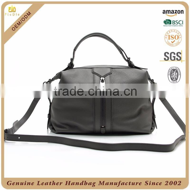 CSS1497-001 2016 OEM/ODM Italian Soft Genuine Leather Small Designer Handbag from Chinese Genuine Leather Handbag Factory