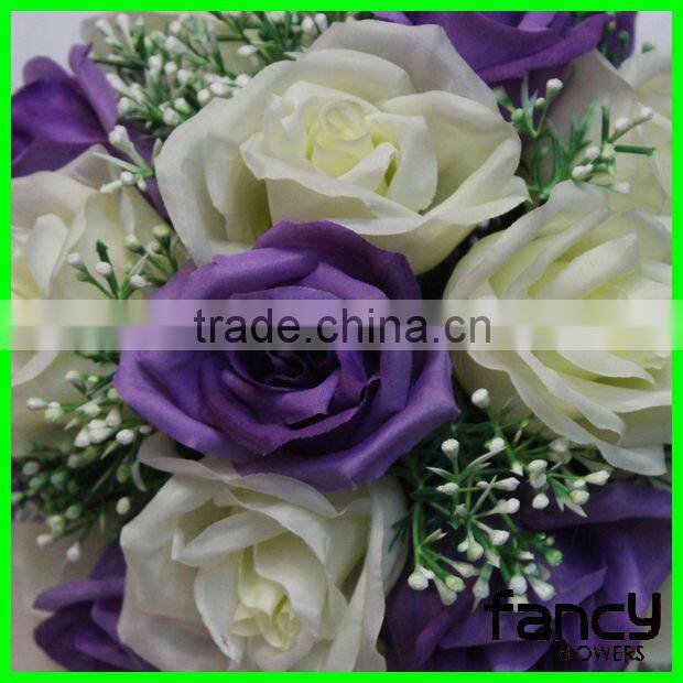 Artificial rose flower ball for wedding decor