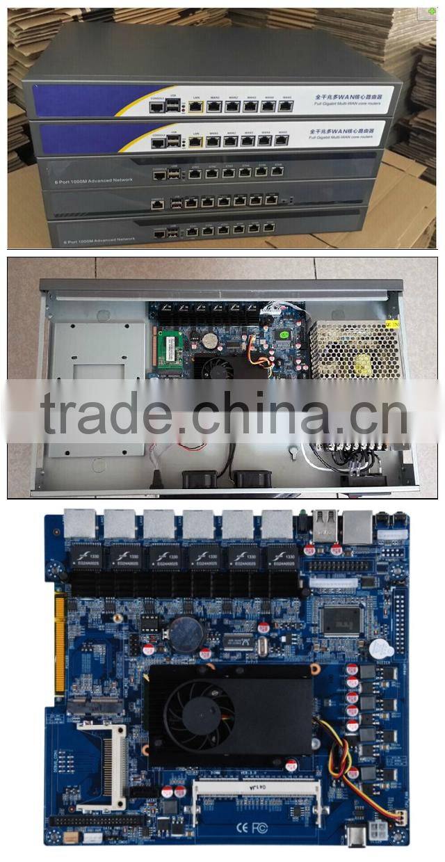 Cheap 1U 19'' industrial chassis with 6 lan slots, intel ATOM D525, ROS, WAYOS, love, 100, panabit,, RIPPLEOS, OPENWRT, bithigh