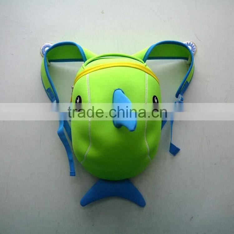 2016 hot sell backpack kid's cute school backpack new neoprene backpack