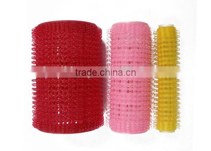 fashion popular heated fastener hair rollers with hook tape for Hair beauty