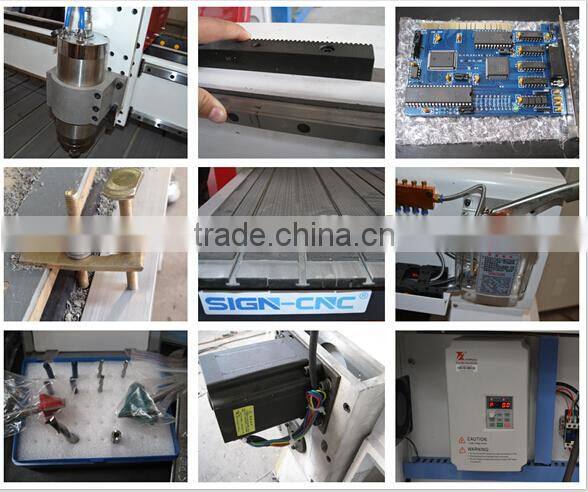 multi head 4 axis cnc machine 3mm carbon steel cutter wood cutter good price