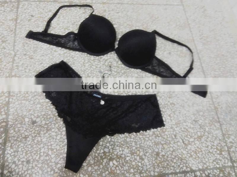 2016 hot sale lady's bra and underwear set/bra+panty/sexy bikini