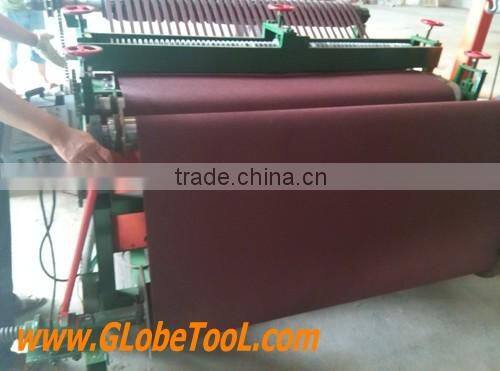 Automatic abrasive cloth slicing machine