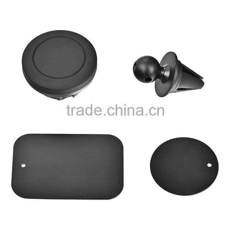 The strong magnet of the vent mount phone holder will protect your device from falling and damage