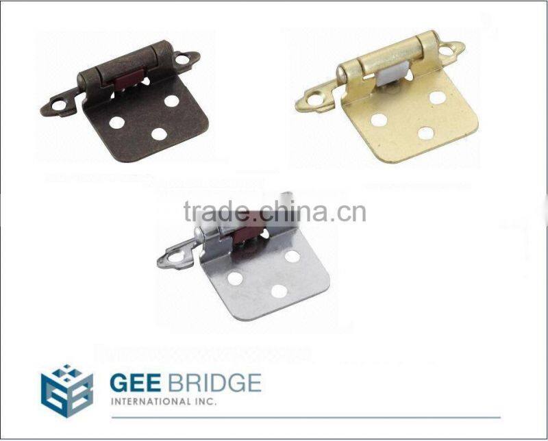 0807032-SPR Steel Traditional Self Closing Face Mount Cabinet Door Hinge