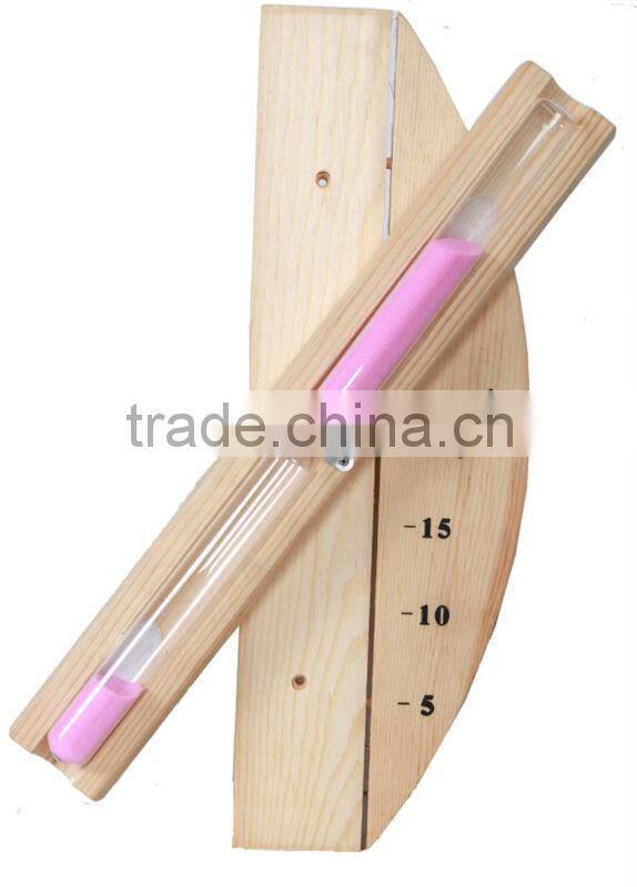 Dry steam sauna room equipment 15 minute cheap wooden sauna sand timer