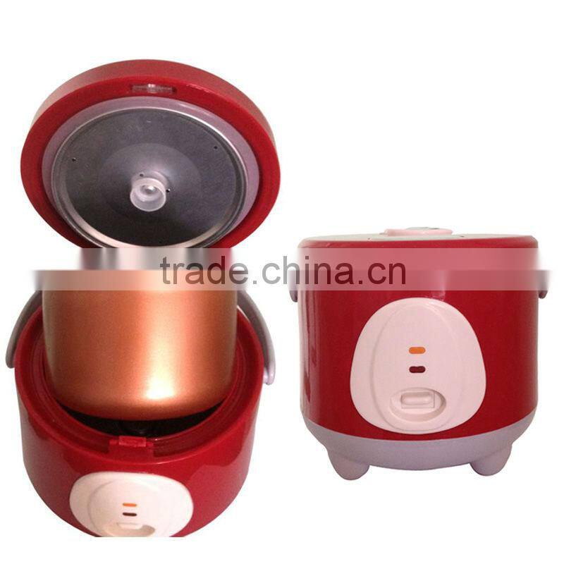 red housing mini portable U-shape Rice Cooker