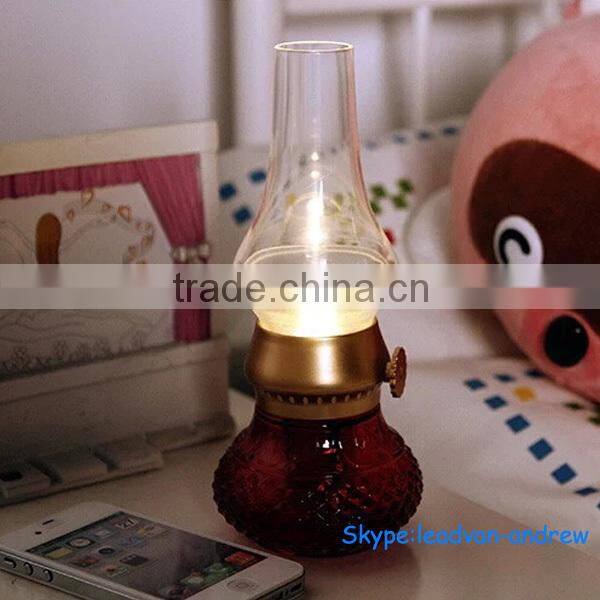 2014 Christmas Gifts Candle Light Vintage Oil Blow Lamp
