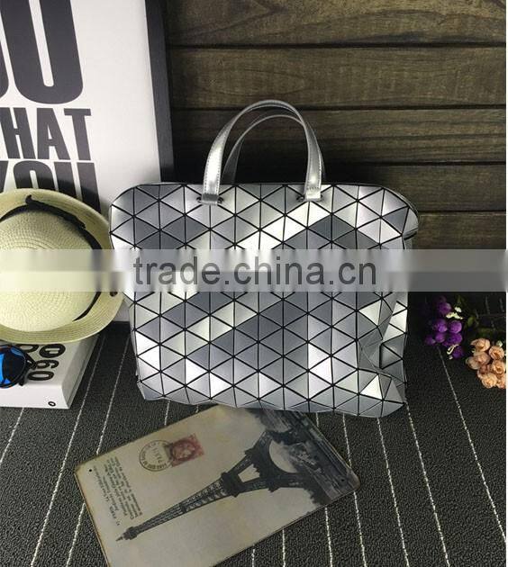 2016 Online Shopping Japan Style Diamond PU Fashion Lady Tote Bag Handbag Wholesale