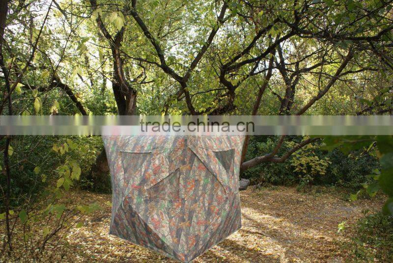 Camouflage duck hunting blind tent