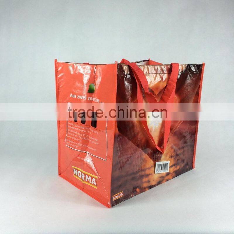 Lead free Recycled Bottle Fabric Reusable Supermarket Easy Shopping Bag