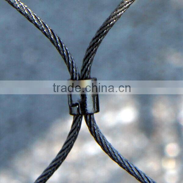 CE certificated stainless steel black oxidized zoo mesh
