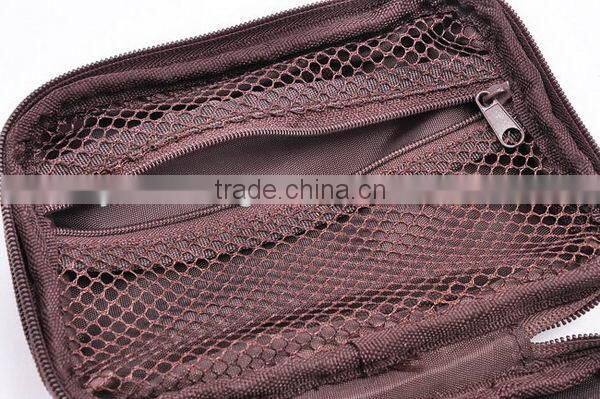 Best quality cheapest cosmetics bag with brush set