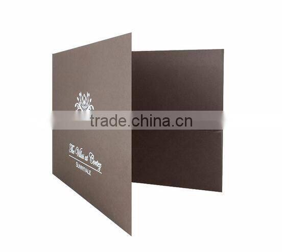 Paper File Folder, A4 size presentation folder with logo printing
