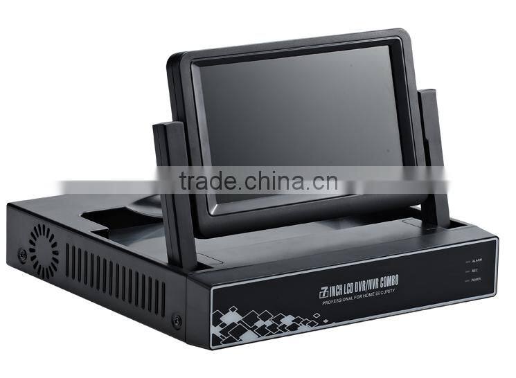 Easy Set HD 720P 7" LCD NVR 2.4G Wireless IP Surveillance Camera Kit