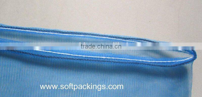 PE mesh bag onion circular drawstring tubular mono bag