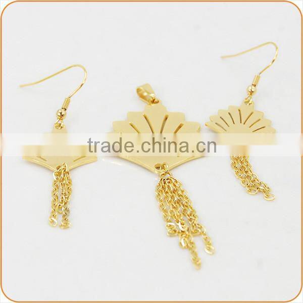 Fashion Costume Stainless Steel Jewelry Set 2015