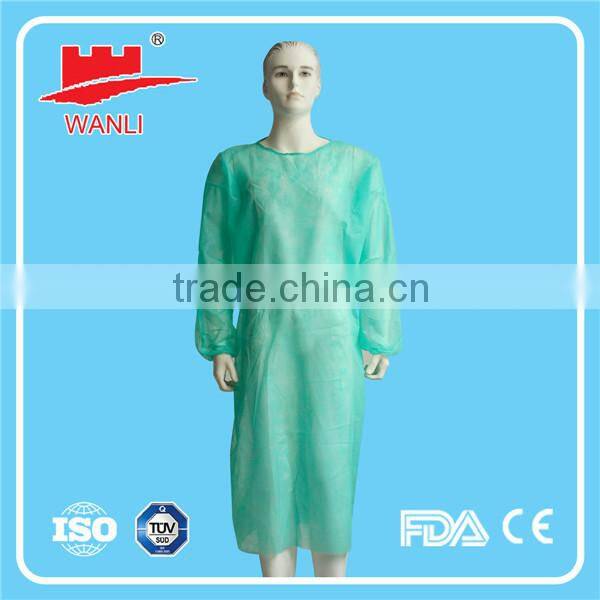 Disposable Non Woven Yellow Waterproof Splash Coat