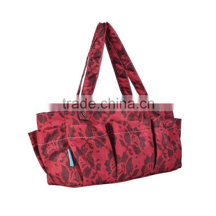 Bag in Bag multifunctional polyester accessories organizer case polyester travel cosmetic bag