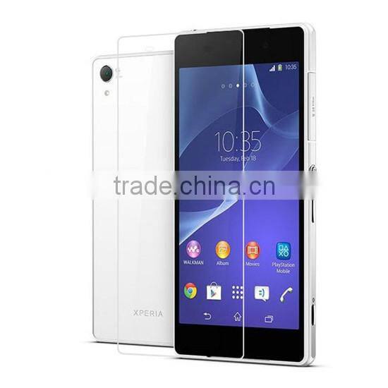 0.30mm Hardness 2.5D Curved edge Tempered glass screen protector for Sony xperia z2 oem/odm (Glass Shield)