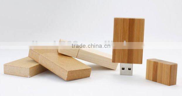 Cheap Wooden USB Flash Drive with Free Logo Print
