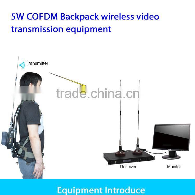 professional hd wireless microwave cofdm transmitter