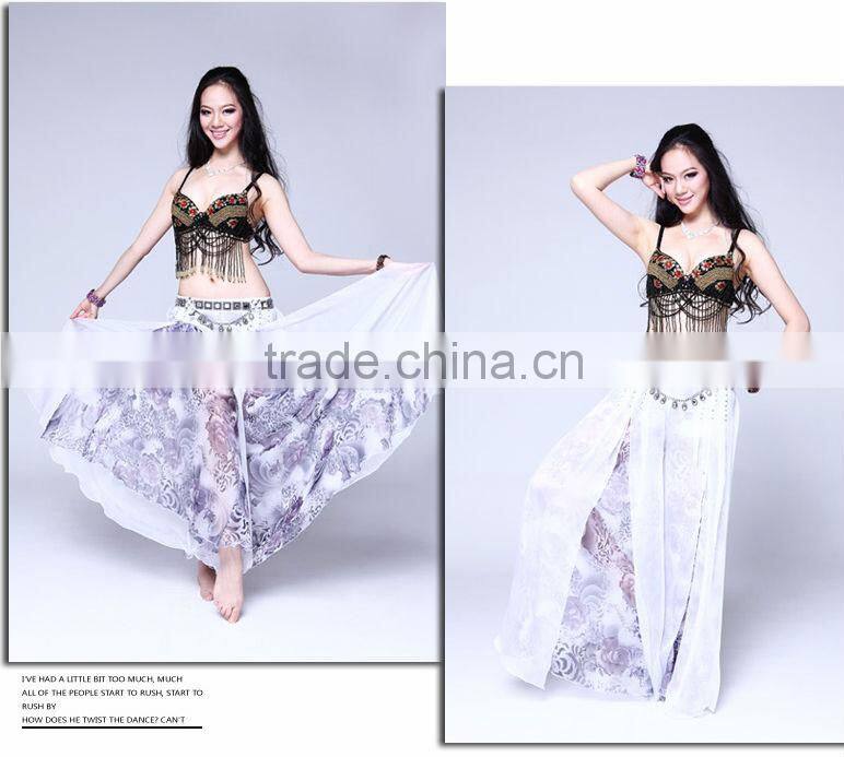 Silk Nice Expansion Beautiful Comfortable Belly Dance Skirt Pants(2131)