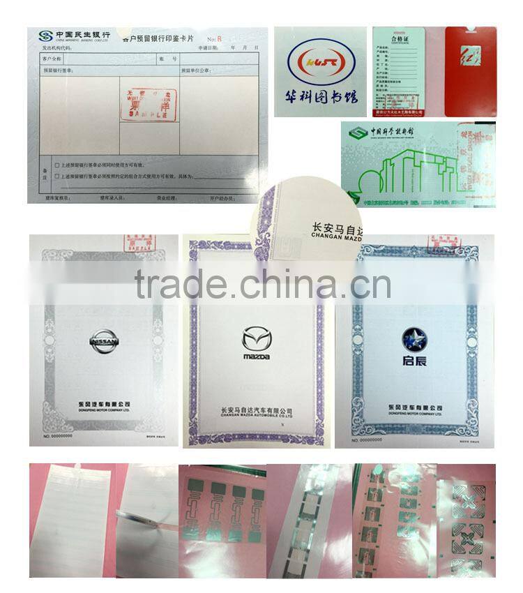 Very easy to use RFID Finance Tickets