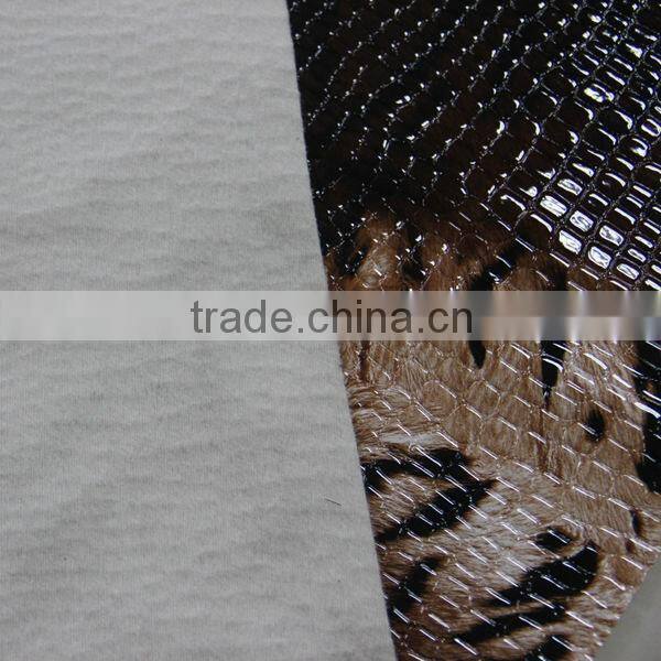 Cheaper quality PVC leather packing material of furniture outside usage
