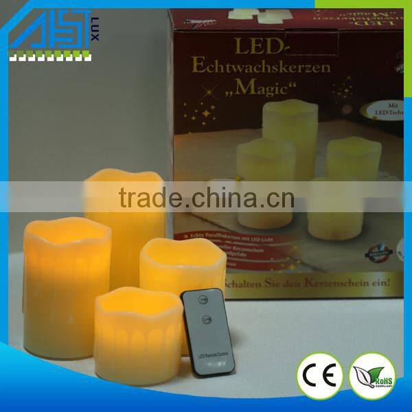 Home/Party/Wedding Decoration Real Wax Remote Led Candles Light