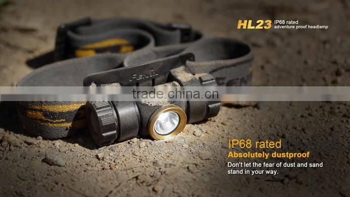 in stock fenix HL23 headlamp 150 lumen with 3 brightness levels