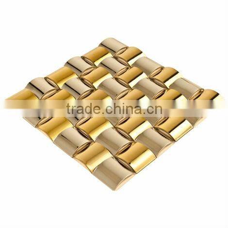 glossy surface Pillows Mosaic Metal Tile HG-Z014