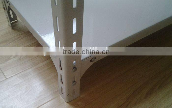 China supplier powder coating steel light duty angle iron shelf