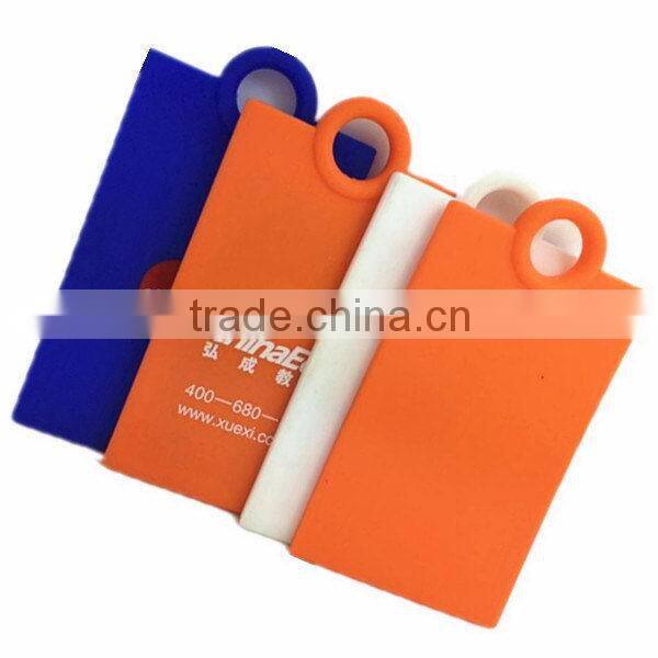 High quality stylish silicone suitcase luggage tags