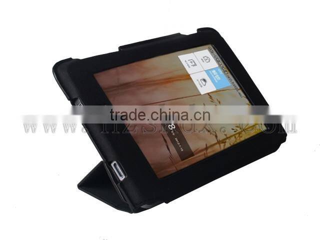 Wholesale10pc lot free shipping Premium Stand Leather Case Cover for LENOVO LePad S2007 +SCREEN GUARD