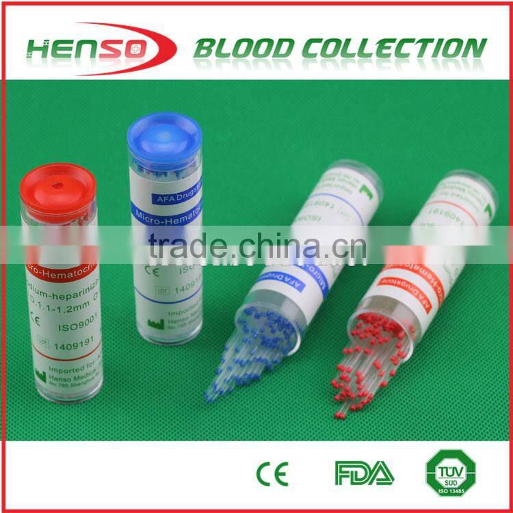 HENSO Non-Heparinized Capillary Tubes