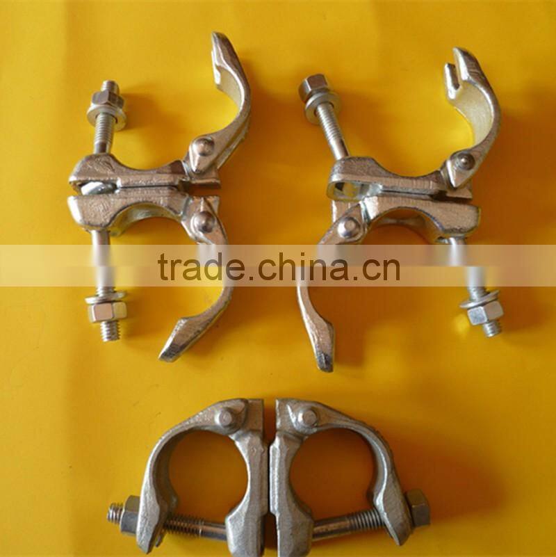 Scaffolding drop forged Double Coupler (Fixed) Designed for safe positive securement of scaffold tube between opposing surfaces